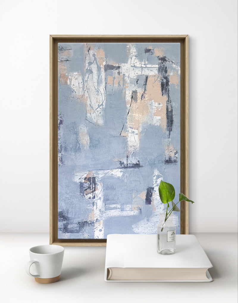 Echoes of Blue2 ( Price on request)  Size 24/36”