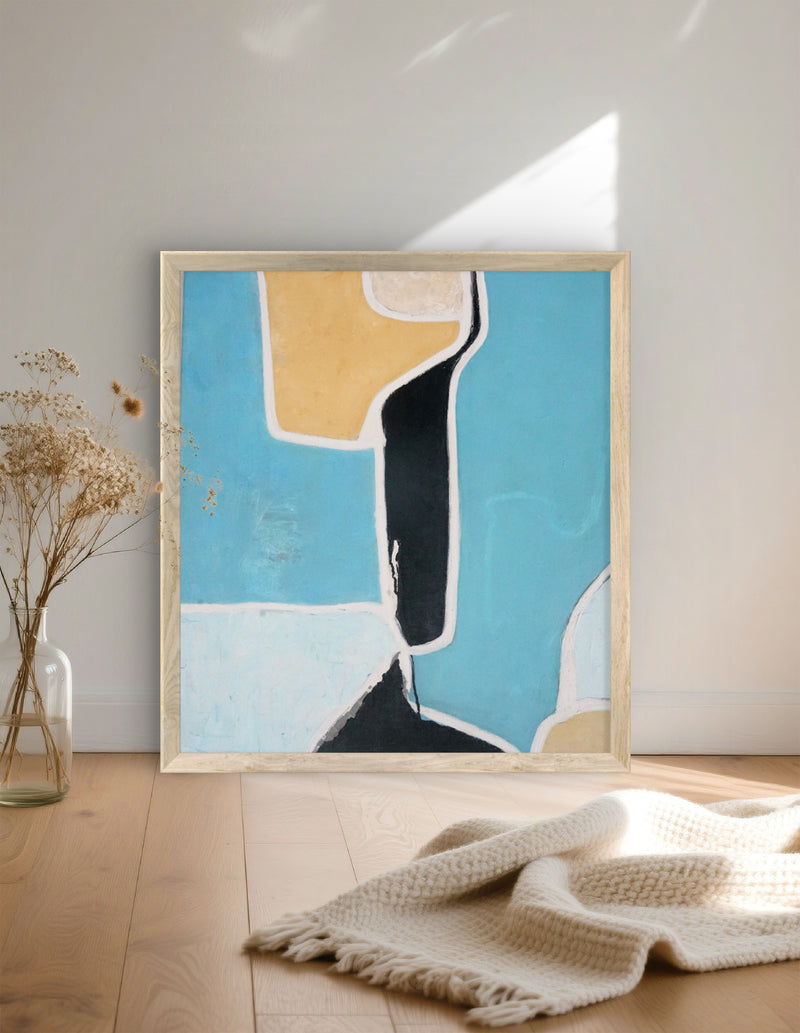 Where the Sea and River meet(Price on request) Size 33/33”