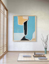 Where the Sea and River meet(Price on request) Size 33/33”