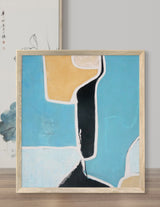 Where the Sea and River meet(Price on request) Size 33/33”