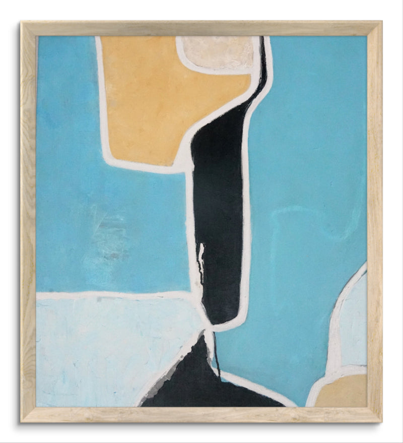 Where the Sea and River meet(Price on request) Size 33/33”